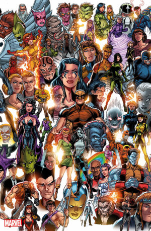 X-Men 4 Panorama auf 555 Ex. lim. Panorama Variant