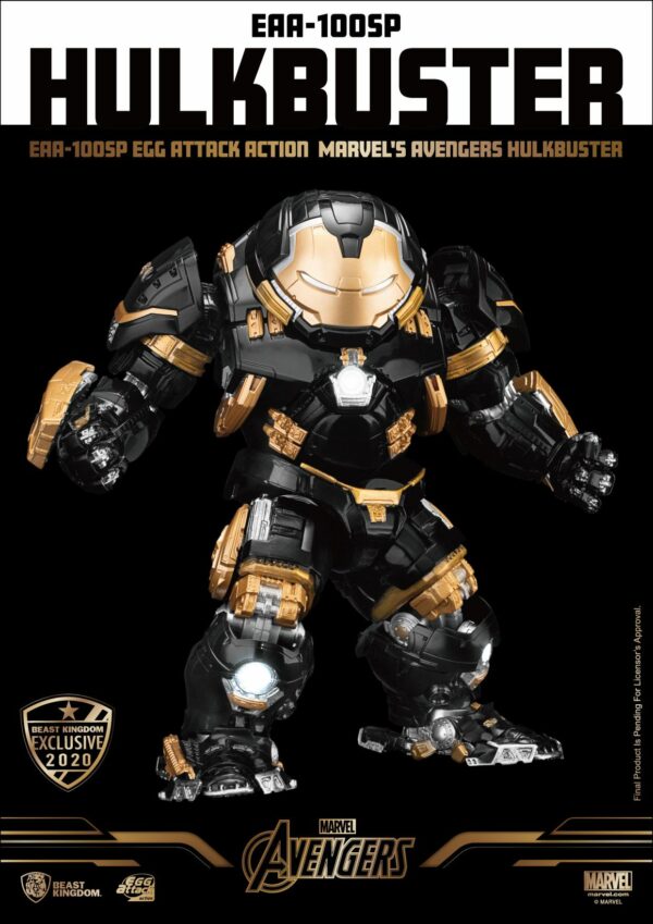 Avengers Age of Ultron Egg Attack Actionfigur Hulkbuster Beast Kingdom Exclusive 21 cm