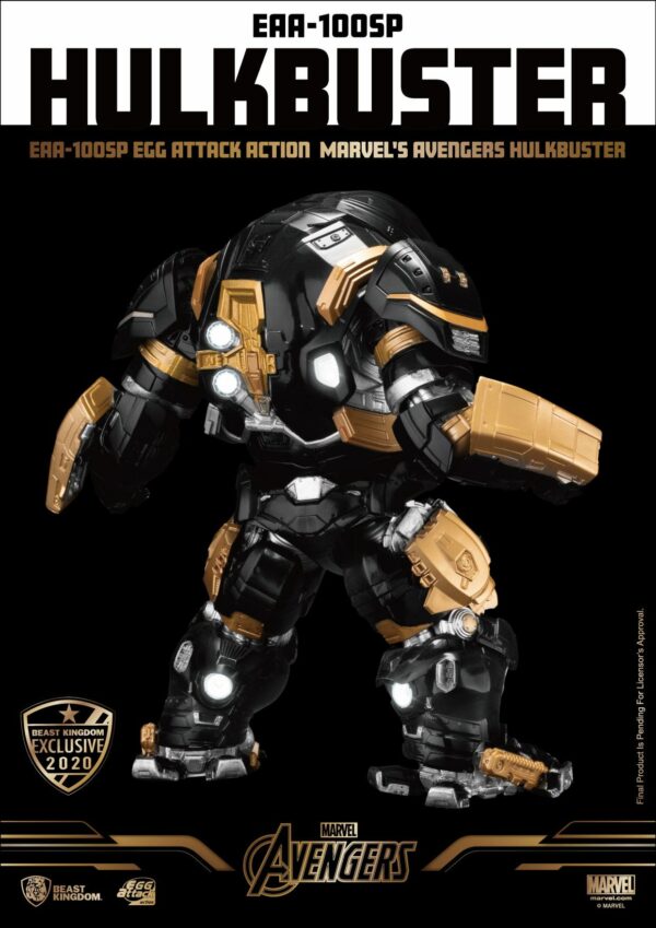 Avengers Age of Ultron Egg Attack Actionfigur Hulkbuster Beast Kingdom Exclusive 21 cm – Bild 2