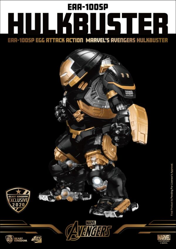 Avengers Age of Ultron Egg Attack Actionfigur Hulkbuster Beast Kingdom Exclusive 21 cm – Bild 3
