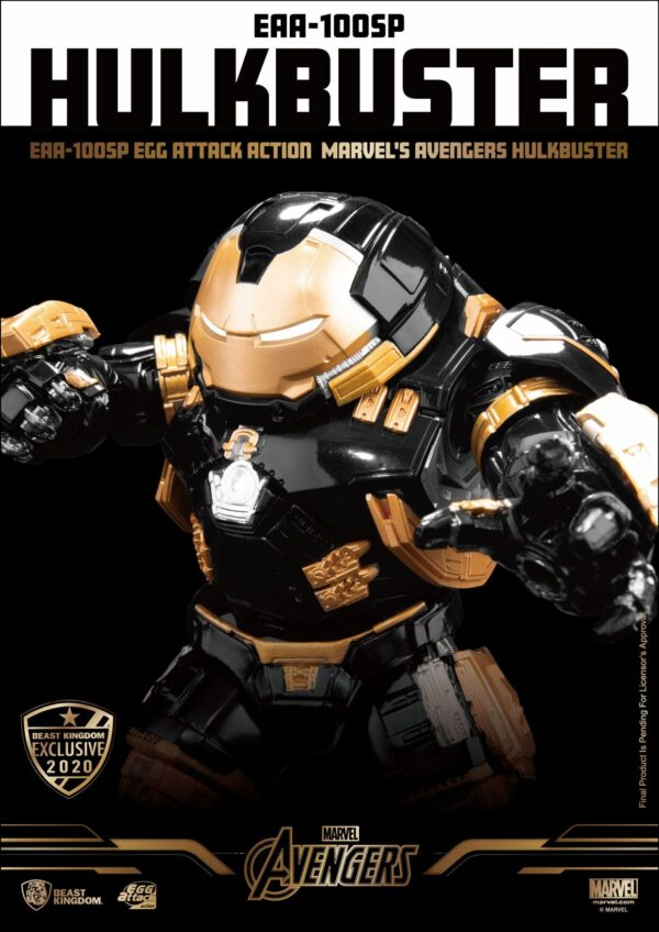 Avengers Age of Ultron Egg Attack Actionfigur Hulkbuster Beast Kingdom Exclusive 21 cm – Bild 4