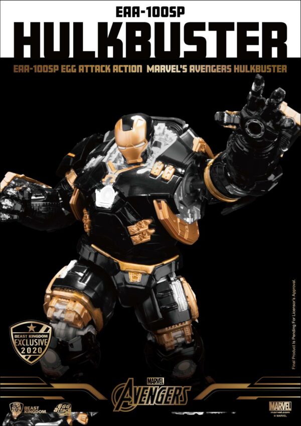 Avengers Age of Ultron Egg Attack Actionfigur Hulkbuster Beast Kingdom Exclusive 21 cm – Bild 5