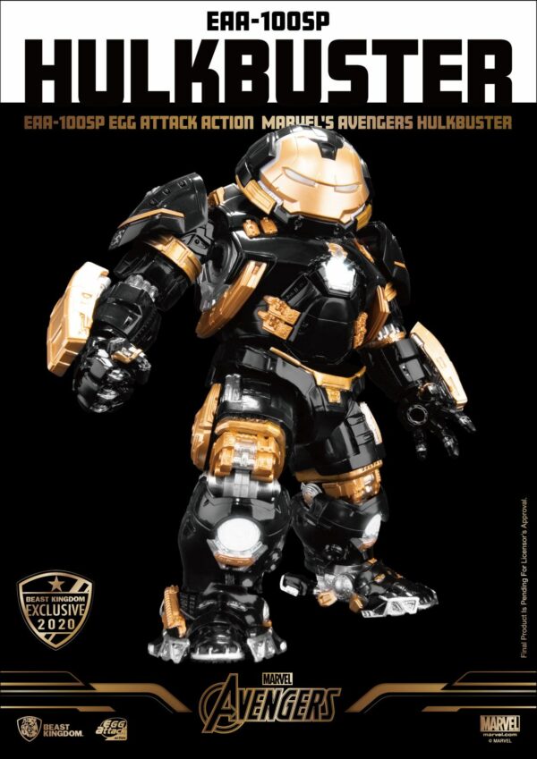 Avengers Age of Ultron Egg Attack Actionfigur Hulkbuster Beast Kingdom Exclusive 21 cm – Bild 6