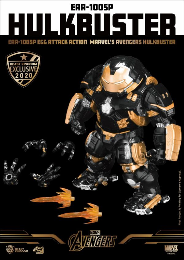 Avengers Age of Ultron Egg Attack Actionfigur Hulkbuster Beast Kingdom Exclusive 21 cm – Bild 7