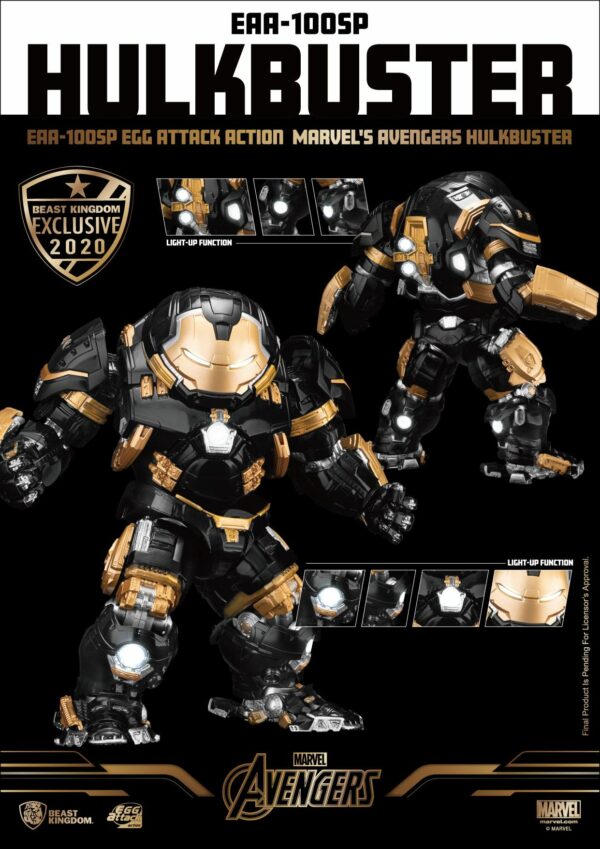 Avengers Age of Ultron Egg Attack Actionfigur Hulkbuster Beast Kingdom Exclusive 21 cm – Bild 8