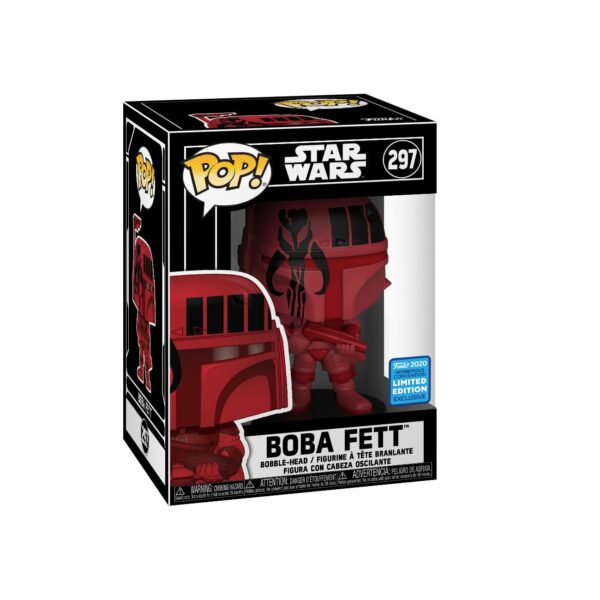 Star Wars Vinyl Figur Boba Fett (BURG) inkl. Pop Protector (Hard Case) Convention Exclusive 9 cm