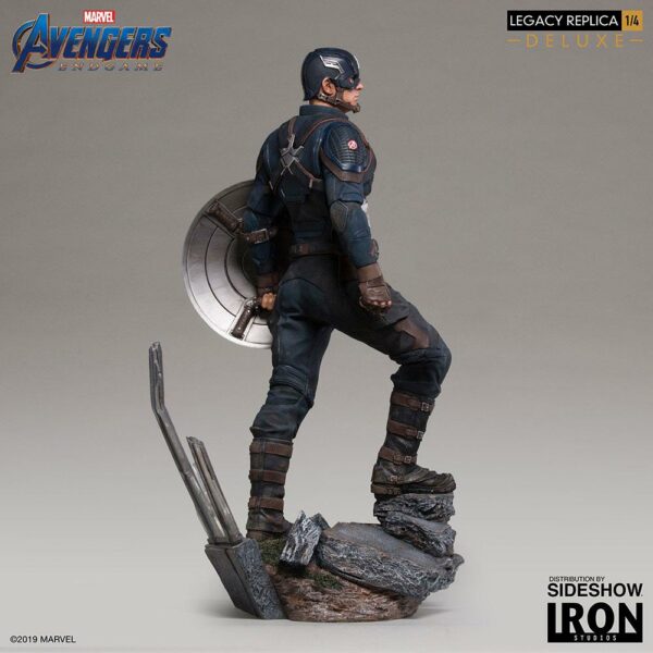 Avengers: Endgame Legacy Replica Statue 1/4 Captain America Deluxe Version 59 cm – Bild 2