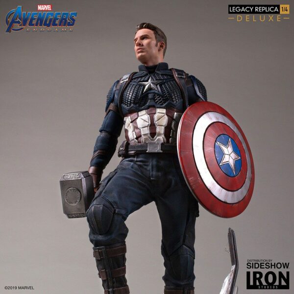 Avengers: Endgame Legacy Replica Statue 1/4 Captain America Deluxe Version 59 cm – Bild 6