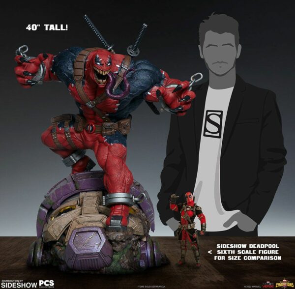 Marvel: Sturm der Superhelden Statue 1/3 Venompool 102 cm – Bild 2