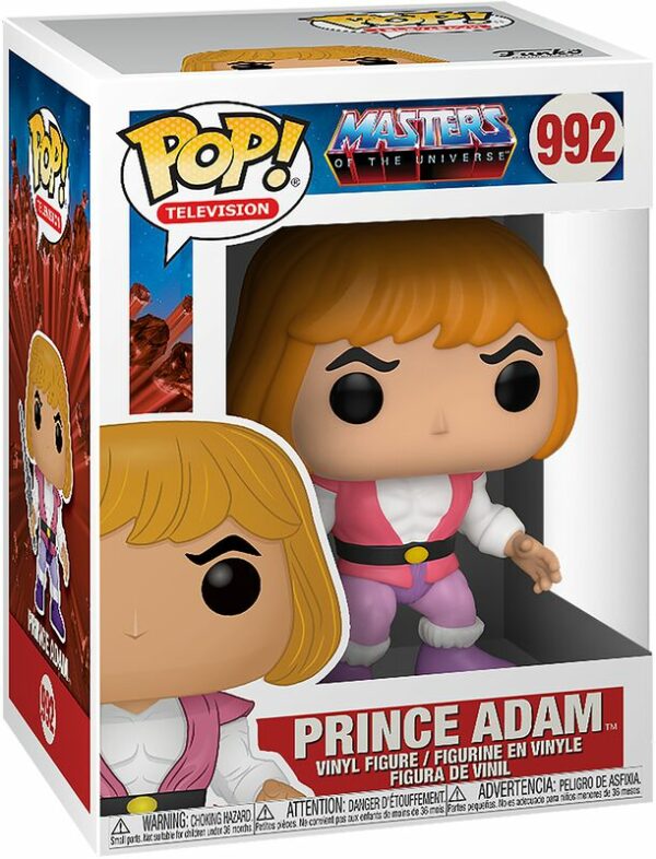 Masters of the Universe POP! Animation Vinyl Figur Prince Adam 9 cm