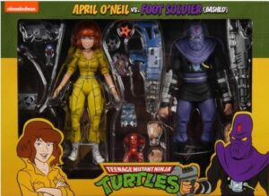 Teenage Mutant Ninja Turtles Actionfiguren Doppelpack April O'Neil & Foot Soldier 18 cm
