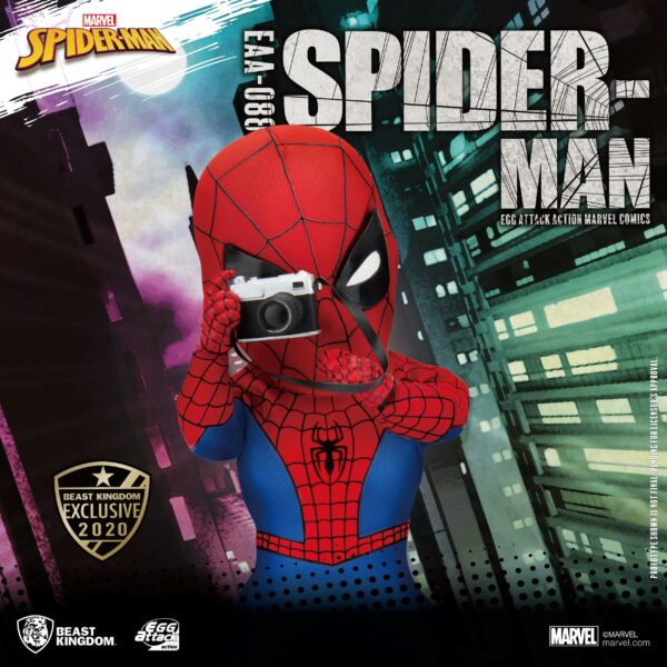 Marvel Egg Attack Actionfigur Spider-Man Peter Parker Beast Kingdom Exclusive 16 cm – Bild 2