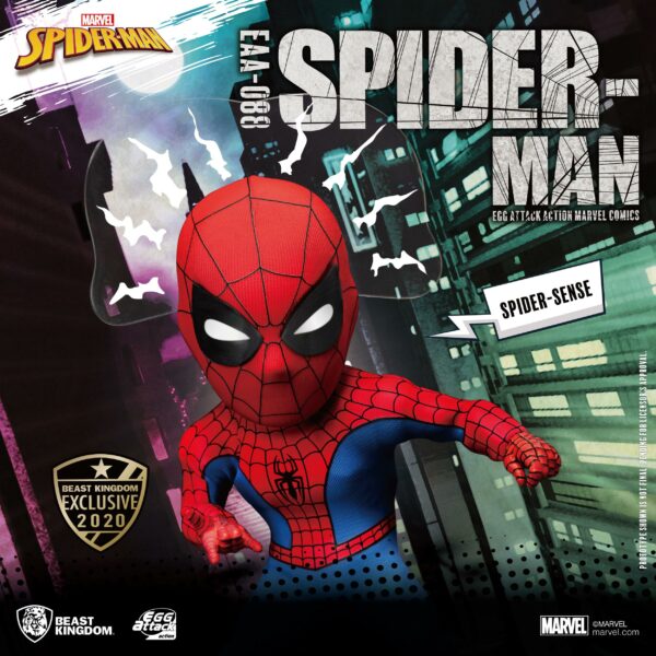 Marvel Egg Attack Actionfigur Spider-Man Peter Parker Beast Kingdom Exclusive 16 cm – Bild 3