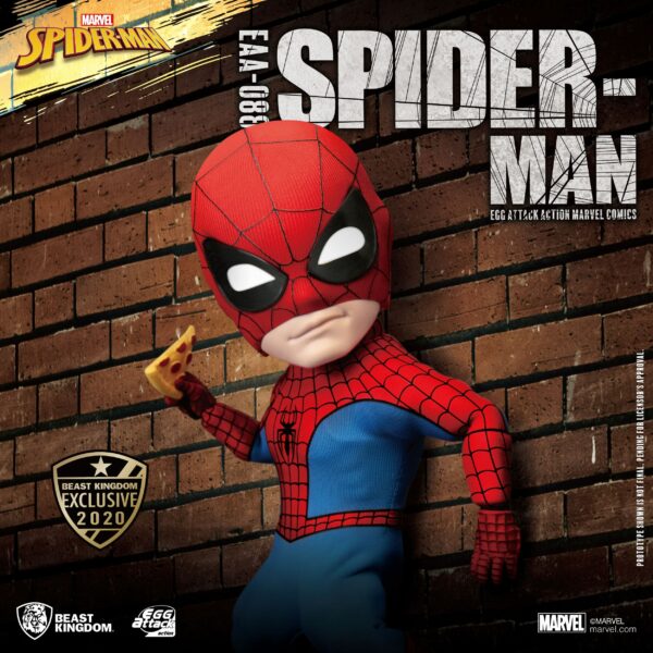 Marvel Egg Attack Actionfigur Spider-Man Peter Parker Beast Kingdom Exclusive 16 cm – Bild 4