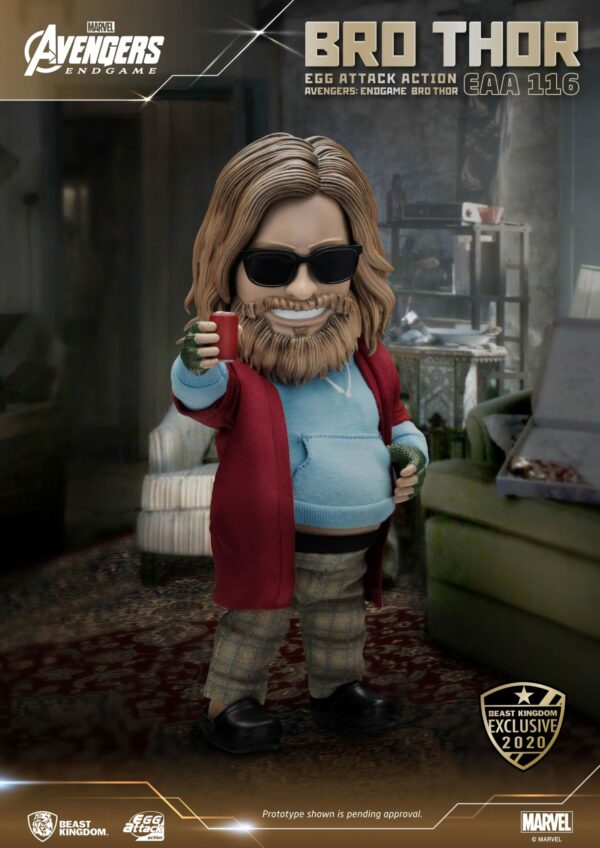 Avengers: Endgame Egg Attack Actionfigur Bro Thor Beast Kingdom Exclusive 17 cm – Bild 4