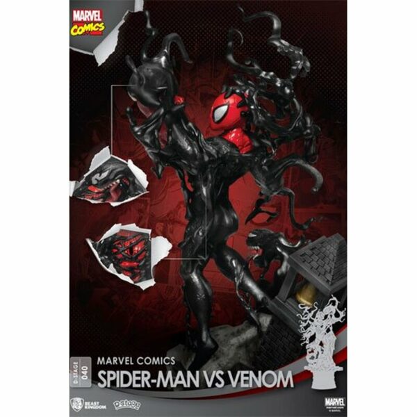 Marvel Comics D-Stage PVC Diorama Spider-Man vs. Venom 15 cm – Bild 3