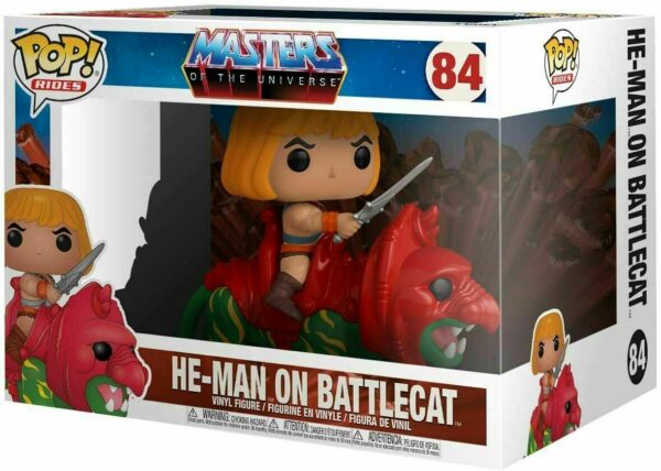 Masters of the Universe POP! Rides Vinyl Figur He-Man on Battle Cat 18 cm