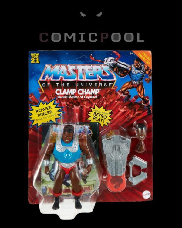 Masters of the Universe Deluxe Actionfigur 2021 Clamp Champ 14 cm