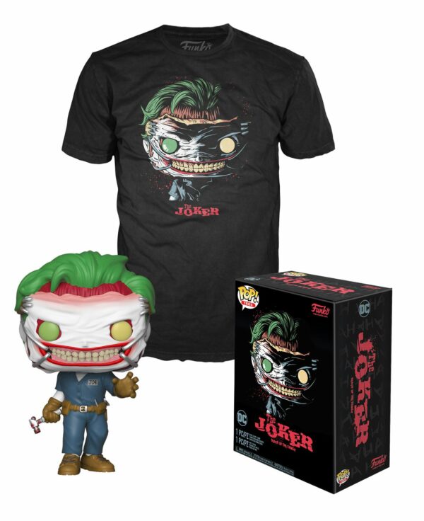 DC Comics POP! & Tee Vinyl Figur & T-Shirt Set Death of Joker 9cm