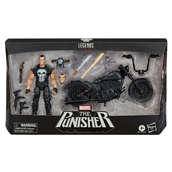 Marvel Legends Series Actionfigur mit Fahrzeug 2020 The Punisher 15 cm