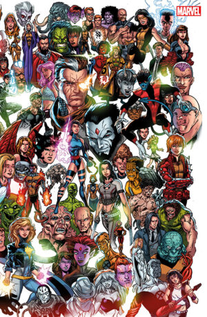 X-Men 6 - Angriff der Brood auf 555 Ex. lim. Panorama Variant
