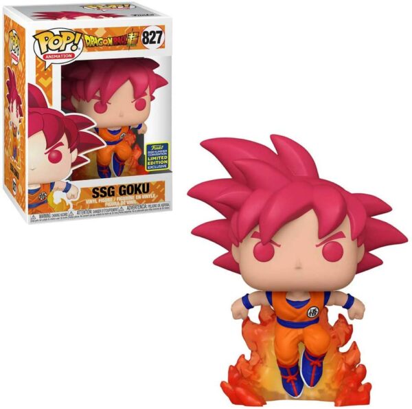 Funko Pop! Dragon Ball Super Saiyan God Goku SDCC20