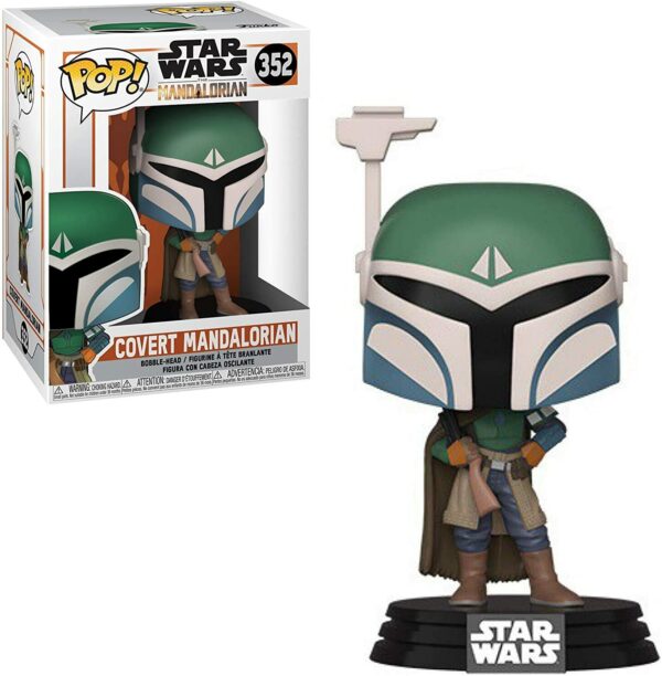 Star Wars The Mandalorian POP! TV Vinyl Figur Covert Mandalorian 9 cm