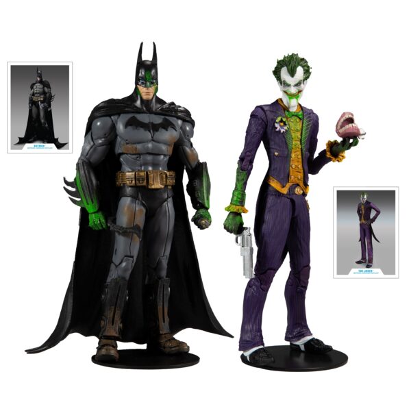 DC Multiverse Actionfiguren Collector Multipack Arkham Asylum Batman VS Arkham Asylum Joker 18 cm – Bild 2