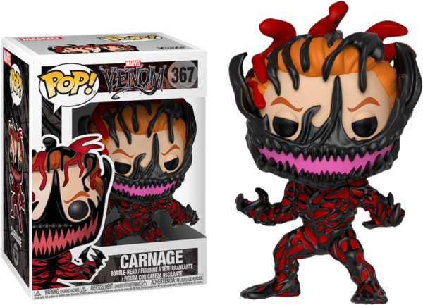 Marvel Venom POP! Marvel Vinyl Figur Carnage 9 cm