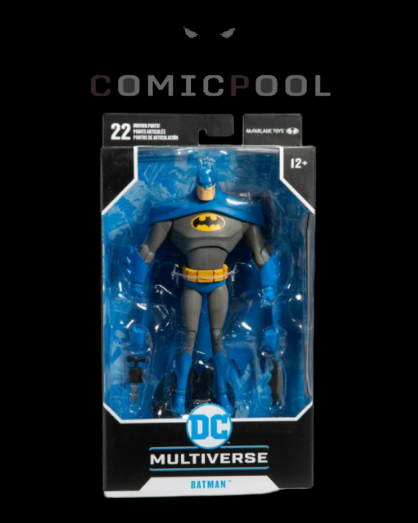DC Multiverse Animated Actionfigur Animated Batman Variant Blue/Gray 18 cm