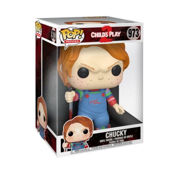 Chucky Die Mörderpuppe Super Sized POP! Movies Vinyl Figur Chucky 25 cm