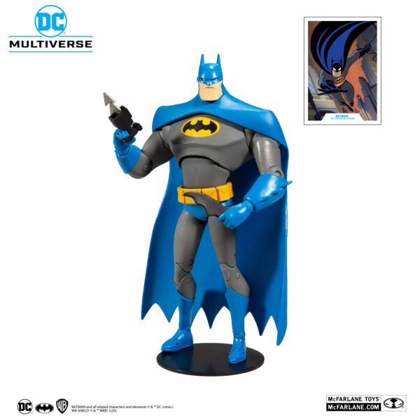 DC Multiverse Animated Actionfigur Animated Batman Variant Blue/Gray 18 cm – Bild 3