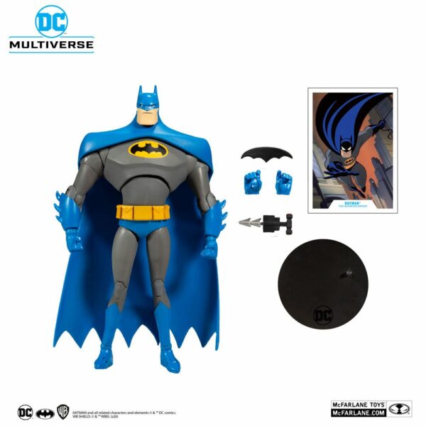 DC Multiverse Animated Actionfigur Animated Batman Variant Blue/Gray 18 cm – Bild 2