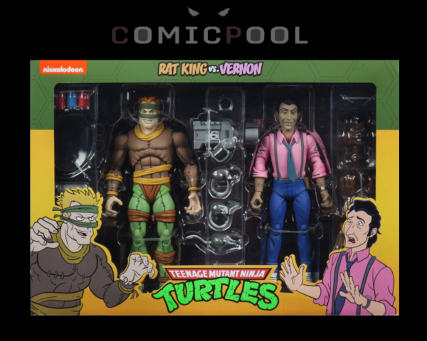 Teenage Mutant Ninja Turtles Actionfiguren Doppelpack Rat King & Vernon 18 cm