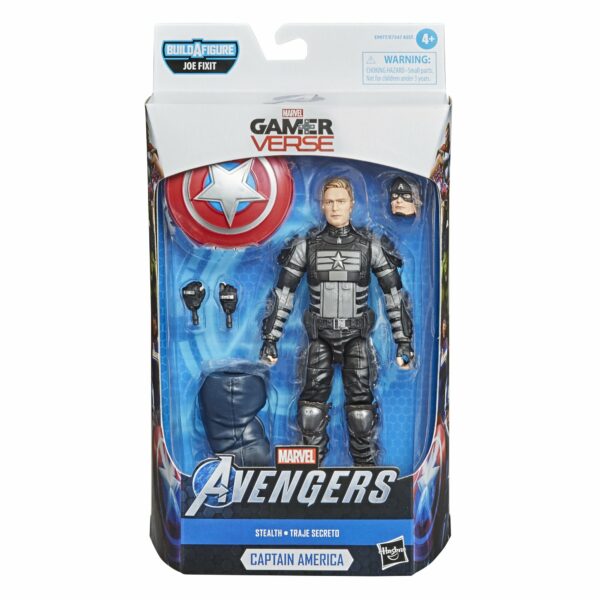 Marvel Legends Series Gamerverse Stealth Captain America Actionfigur 15cm
