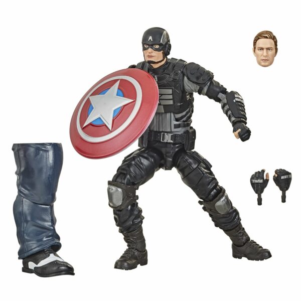 Marvel Legends Series Gamerverse Stealth Captain America Actionfigur 15cm – Bild 3