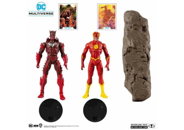 DC Multiverse Actionfiguren Collector Multipack Earth - 52 Batman VS Flash 18 cm