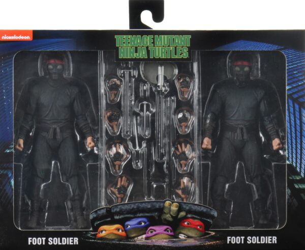 Teenage Mutant Ninja Turtles Actionfiguren Doppelpack Foot Soldiers with Weapons Rack 18 cm