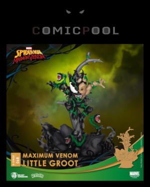 Marvel Comics D-Stage PVC Diorama Maximum Venom Little Groot 16 cm