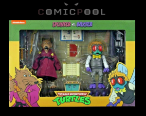 Teenage Mutant Ninja Turtles Actionfiguren Doppelpack Splinter & Baxter 18 cm