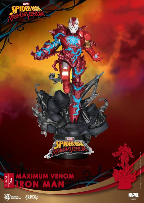 Marvel Comics D-Stage PVC Diorama Maximum Venom Iron Man 16 cm – Bild 2