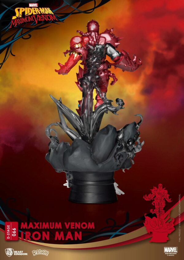 Marvel Comics D-Stage PVC Diorama Maximum Venom Iron Man 16 cm – Bild 6