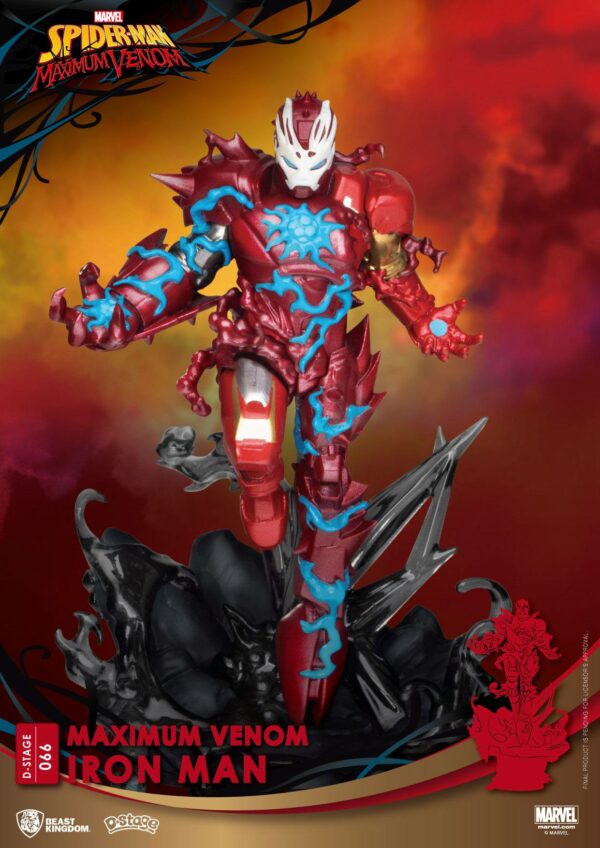 Marvel Comics D-Stage PVC Diorama Maximum Venom Iron Man 16 cm – Bild 8