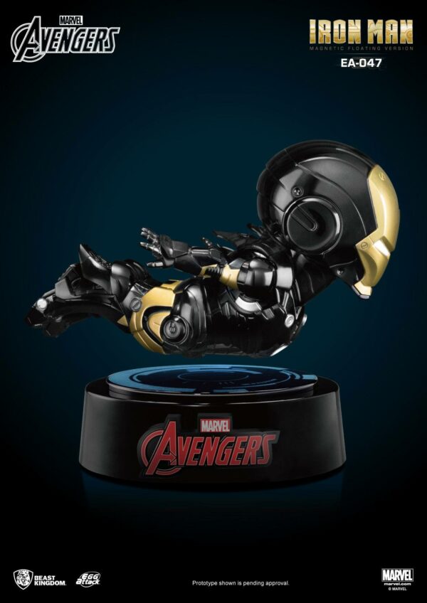 Marvel's Avengers Egg Attack Schwebe-Modell mit Leuchtfunktion Iron Man Special Edition 16 cm – Bild 2