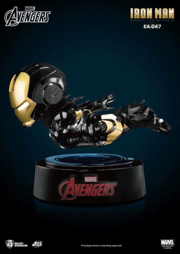 Marvel's Avengers Egg Attack Schwebe-Modell mit Leuchtfunktion Iron Man Special Edition 16 cm – Bild 3