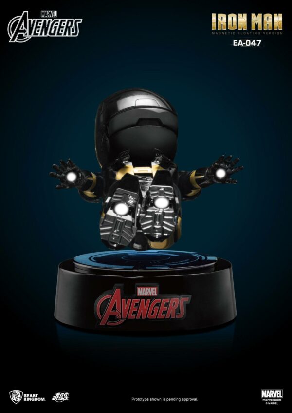 Marvel's Avengers Egg Attack Schwebe-Modell mit Leuchtfunktion Iron Man Special Edition 16 cm – Bild 4