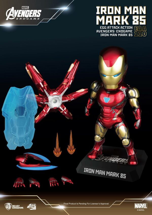 Avengers: Endgame Egg Attack Actionfigur Iron Man Mark 85 16 cm – Bild 7