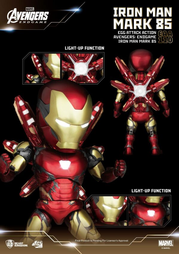 Avengers: Endgame Egg Attack Actionfigur Iron Man Mark 85 16 cm – Bild 13