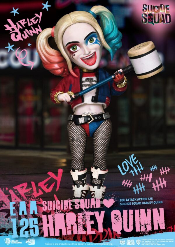 Suicide Squad Egg Attack Action Actionfigur Harley Quinn 17 cm – Bild 3