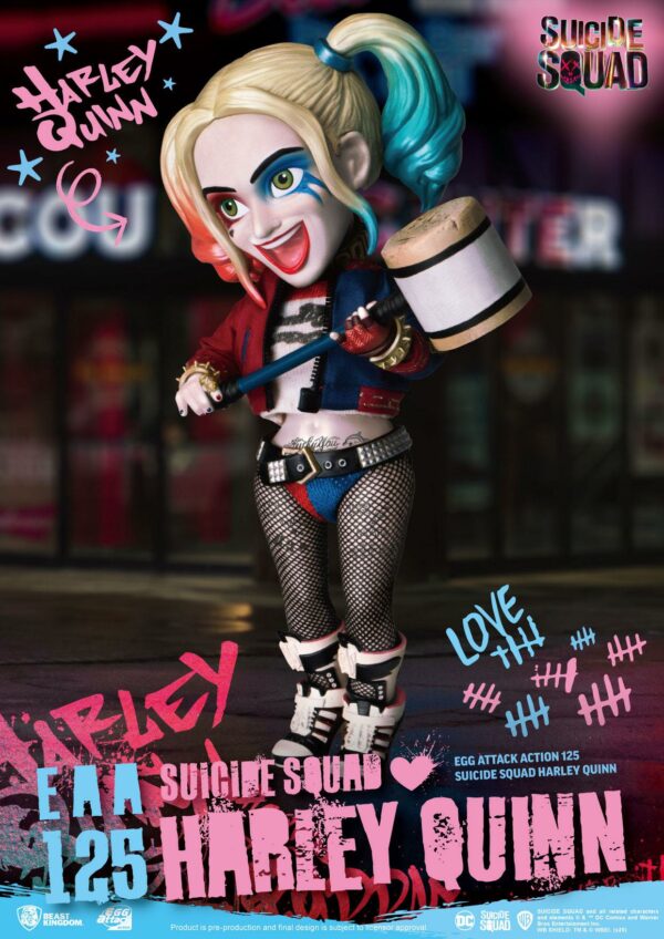 Suicide Squad Egg Attack Action Actionfigur Harley Quinn 17 cm – Bild 4